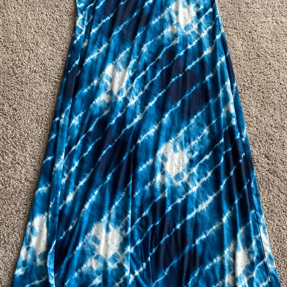 Cato women’s large blue / white maxi skirt - Picture 5 of 5